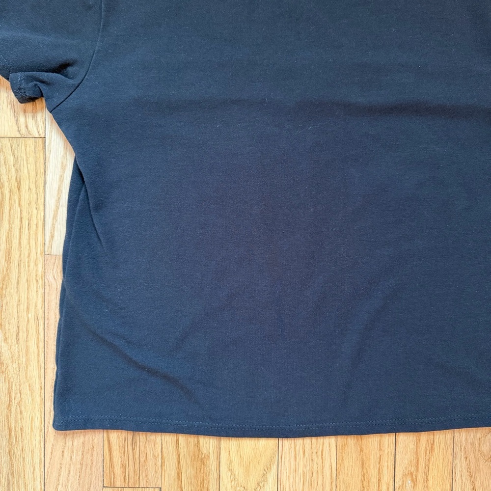 Vintage Black Baby Tee with Strip Detail - Picture 7 of 9